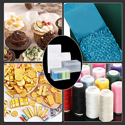 Abnehmbare transparente Kunststoffbox&nbsp;CON-WH0085-46