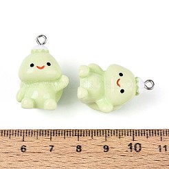 Adorables pendentifs en résine opaque&nbsp;RESI-I345-01P-03