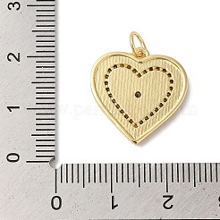 Pendenti in ottone con placcatura a cremagliera e zirconi cubici&nbsp;X-KK-L216-053G