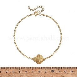 Fußkettchen aus muschelförmigem&nbsp;AJEW-AN00828