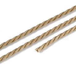 Cordon rond en polyester ciré&nbsp;YC-R135-1.5mm-01B