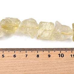Stränge aus natürlichen Zitronenquarzperlen (erhitzt)&nbsp;G-S386-C17