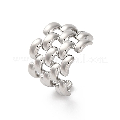 Anneaux de manchette ouverts en acier inoxydable 304&nbsp;RJEW-K258-06P