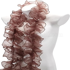 5 Yards plissiertes Organza-Spitzenband&nbsp;OCOR-PH0004-67C