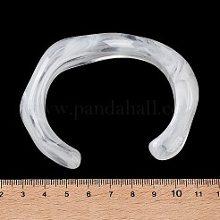 Gedrehte Acryl-Armreifen für Damen&nbsp;BJEW-F538-03A