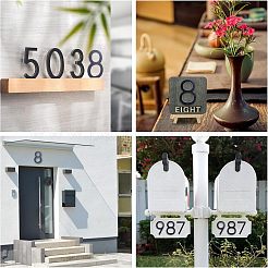 Numéro de maison en alliage de zinc&nbsp;FIND-WH0064-99-8