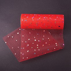 Rubans de maille déco paillettes coeur&nbsp;OCOR-P010-E-I07