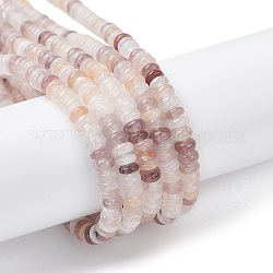 Fili di perle di giada lilla naturale, rondelle, 4.5x2.5mm, Foro: 0.8 mm, circa 158pcs/filo, 15.55 pollice (39.5 cm)
