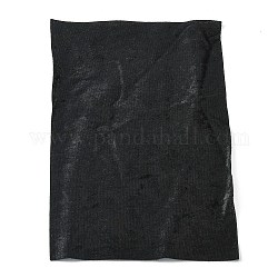 Tissu en flanelle, Couverture de canapé, Accessoires de vêtement, rectangle, noir, 29~30x19~20x0.05 cm