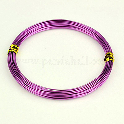 Aluminum Wires, Purple, 20 Gauge, 0.8mm, about 20m/roll