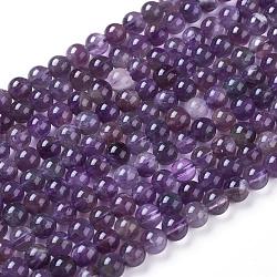 Ametista fili di perle rotonde naturali, grado B, 6mm, Foro: 1 mm, circa 65pcs/filo, 15.74 pollice