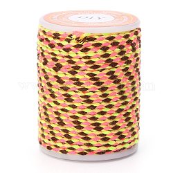 4-Ply Polycotton Cord, Handmade Macrame Cotton Rope, for String Wall Hangings Plant Hanger, DIY Craft String Knitting, Colorful, 1.5mm, about 4.3 yards(4m)/roll
