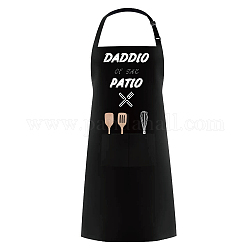 Polyester Apron, Daily Supplies, Rectangle, Tableware Pattern, 770x590mm