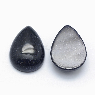 Sintetico cabochon Goldstone blu&nbsp;G-E491-B-01-1