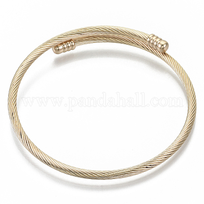 Fabbricazione di braccialetti con polsini in lega&nbsp;PALLOY-N158-035LG-1