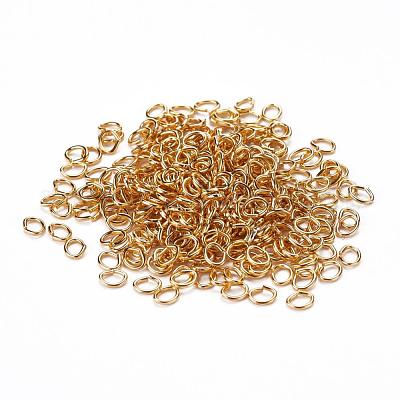 Anillos de cobre amarillo del salto&nbsp;KK-YW0001-26G-1