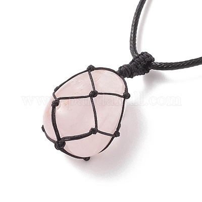 COAI Collana da Donna con Ciondolo Goccia in Pietre Naturali, Collana