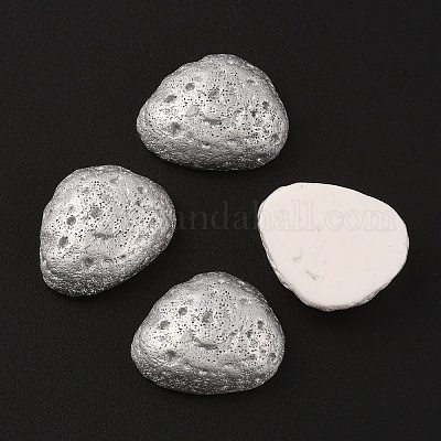 Cabochon in resina opaca a tema spaziale&nbsp;RESI-WH0029-23G-04-1