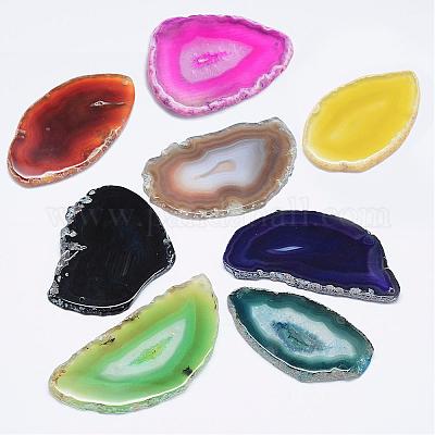 Pendentifs d'agate naturelle&nbsp;G-F428-A-1