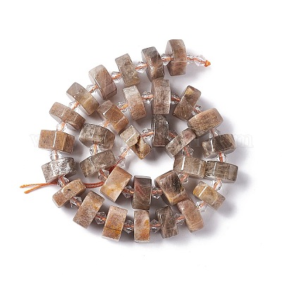 Natürliche sunstone Perlen Stränge&nbsp;G-C008-B01-1