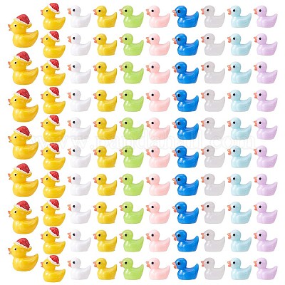 Wholesale 100Pcs Luminous Mini Ducks 