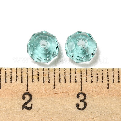 Perles de verre k9 transparentes&nbsp;GLAA-E048-02-29-1