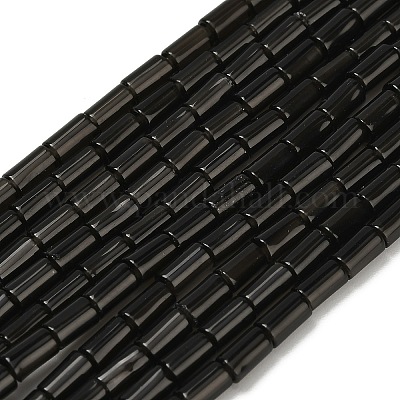 Natürlichen Obsidian Perlen Stränge&nbsp;G-P600-B04-01-1