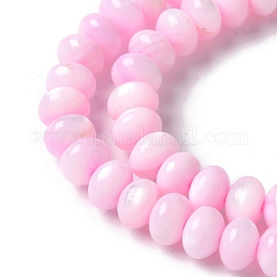 Eau douce naturelle de coquillage perles brins&nbsp;SSHEL-C013-07G-1