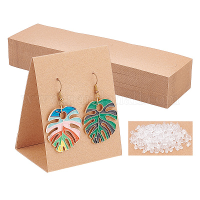 Earring Cards, 100 Pcs Earring Display Cards Earring Holder Cards with 200  Earri