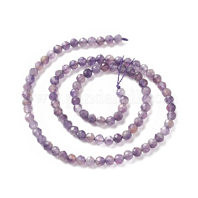 Natürlichen Amethyst Perlen Stränge&nbsp;G-G989-A02-1