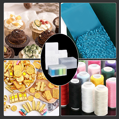 Abnehmbare transparente Kunststoffbox&nbsp;CON-WH0085-46-1