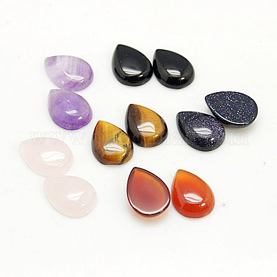 Edelstein-Cabochons&nbsp;X-G-H1598-DR-14x10x4-M-1