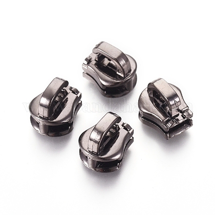 亜鉛合金ジッパープラー 服飾材料 ガンメタ色 10x9x8 6mm 穴 4 5x2mmの通販 Jp Pandahall Com