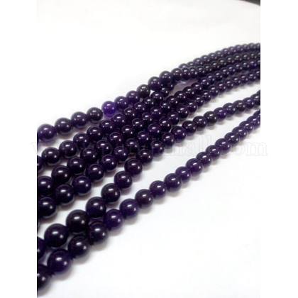 Natural Malaysia Jade Bead Strands G-M101-6mm-01-1