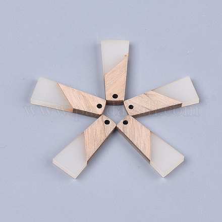 Подвески из смолы и дерева X-RESI-S358-59A-1