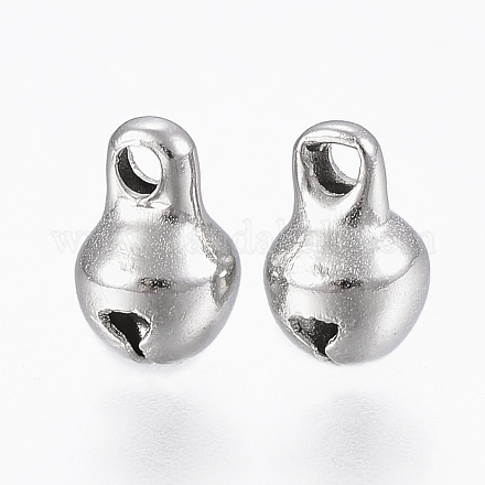 304 Stainless Steel Bell Charms STAS-K154-A-51P-1