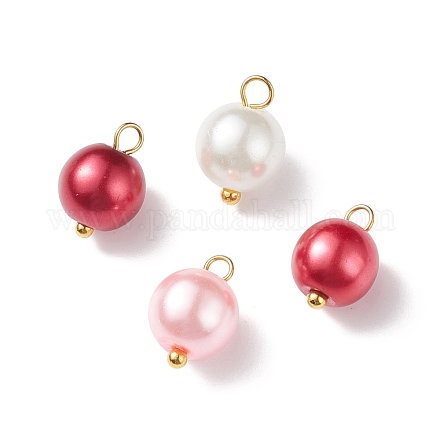 Ciondoli di perle di vetro PALLOY-JF01880-05-1