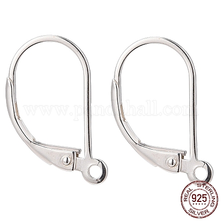 Accessoires de boucle d'oreille en 925 argent sterling X-STER-G027-22S-1