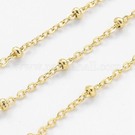 3.28 Feet Ion Plating(IP) 304 Stainless Steel Cable Chains X-CHS-H007-06G-1