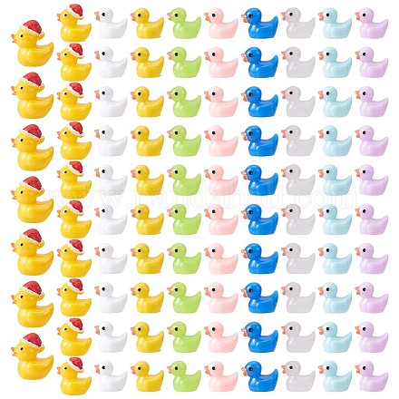 Wholesale 100Pcs Luminous Mini Ducks 