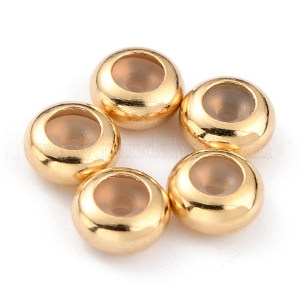 Brass Beads KK-O133-207A-G-1