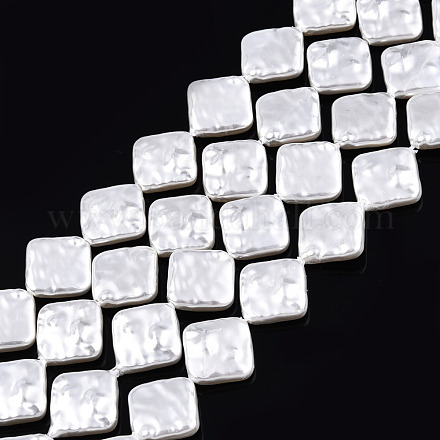 Brins de perles d'imitation en plastique ABS KY-N015-03-B01-1