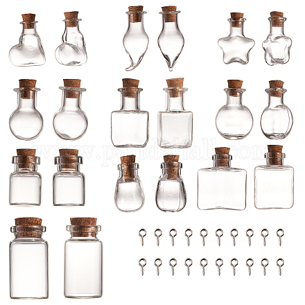 Bottiglie di vetro Sunnyclue AJEW-SC0001-11-1
