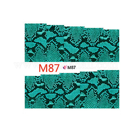 Nagelkunst Wassertransfer Aufkleber Abziehbilder MRMJ-Q013-85G-1