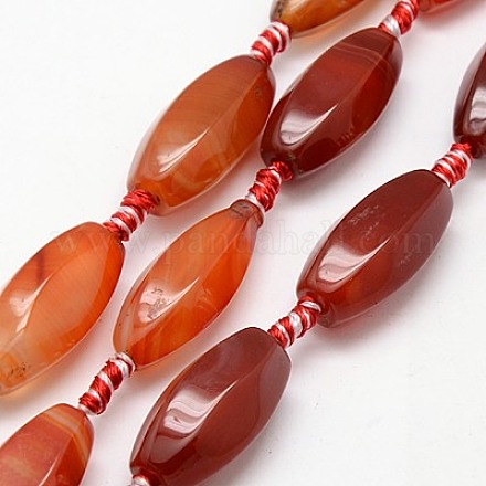 Natural Red Agate Beads Strands G-I070-05B-1