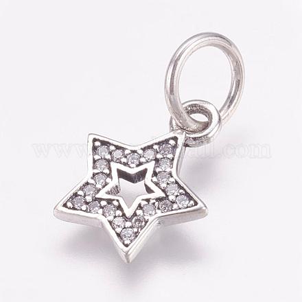 Thai 925 Sterling Silber Charms STER-G018-06P-1
