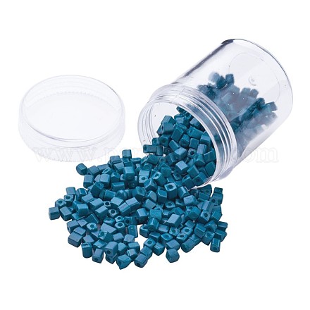 Perles de rocaille en verre de couleurs opaques SEED-JP0002-A15-1