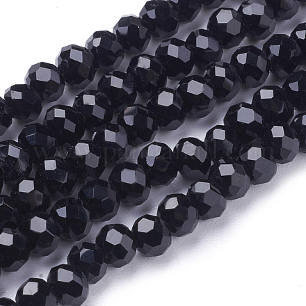 Chapelets de perles en verre EGLA-J042-4mm-08-1