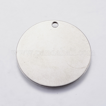 304 colgante de etiqueta en blanco de estampado de acero inoxidable STAS-F139-032P-1