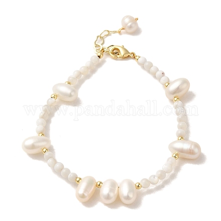 Bracelets de perles naturelles et coquillages BJEW-C051-19G-1